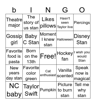 How well do you match with andiwillholdon  (Mel) Bingo Card
