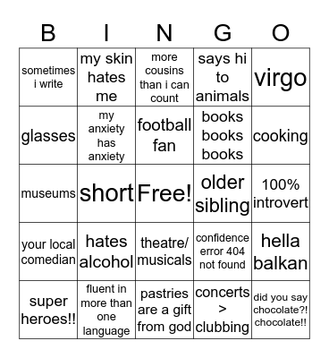 nefeli's bingo @elektranhatcios Bingo Card