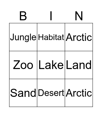 SUMMER CAMP Bingo Card