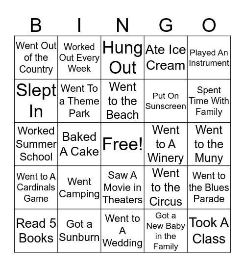 Back to School Icebreaker! Bingo Card