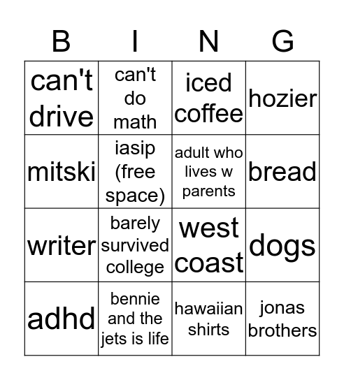 how similar are you to golden-geese? Bingo Card