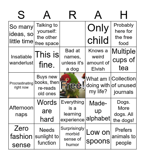Bingo! Bingo Card