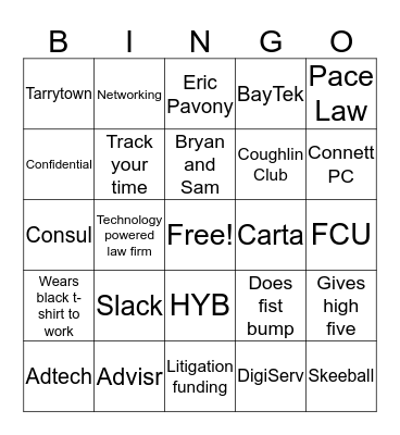 Ian Bingo Card