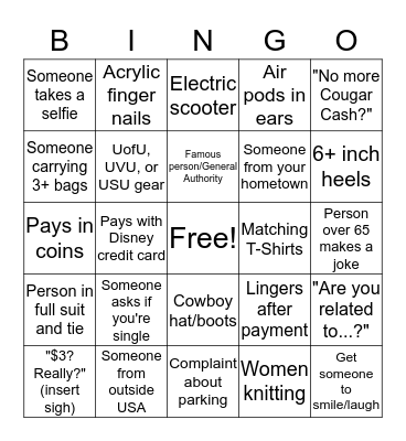 Education Week Bingo Card