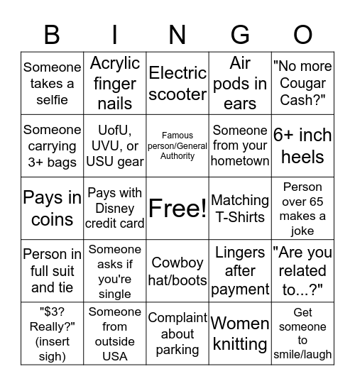 Education Week Bingo Card