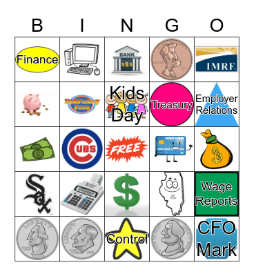 $$ FINANCE BINGO $$ Bingo Card