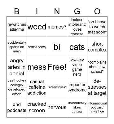 how leftistwinemom are u?  Bingo Card