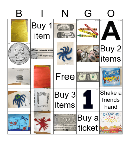 The Little Harbour Zoo Bingo Card