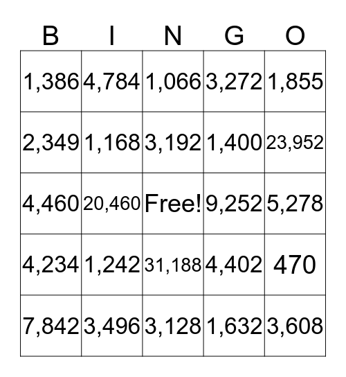 multiplication-bingo-card