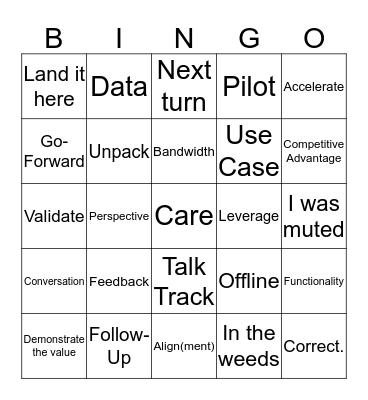 Netsmart Bingo Card