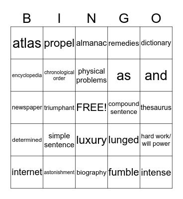Willma Unlimited Bingo Card