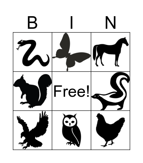 Bakinaage! Bingo Card