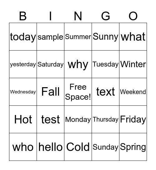 Mama Nina's 80th Birthday Bingo Card