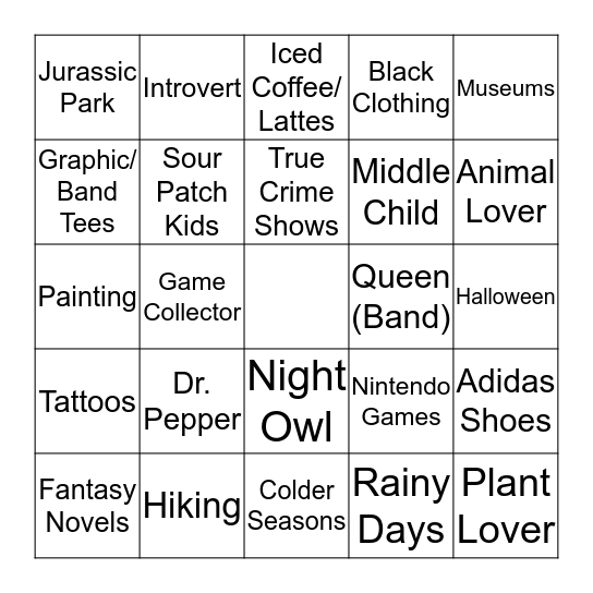 How Similar Are You To Kelissi? Bingo Card