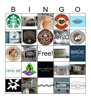COFFEE BINGO Card