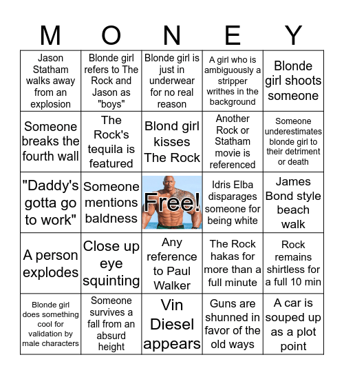 Bick Bois Bingo Card