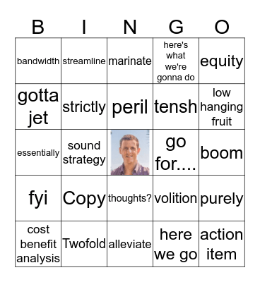 Steve-O Bingo Card