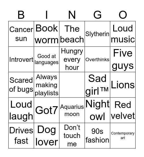 How similar are you to Nani  Bingo Card