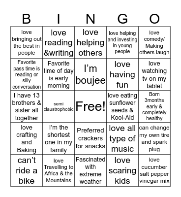 The Belonging Church/UnMasked  Bingo Card
