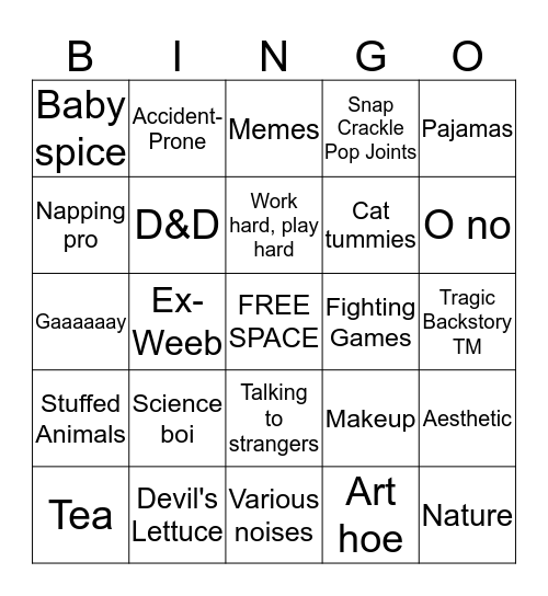 How similar are you to Renee? Bingo Card