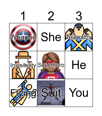 SUPER BINGO Card