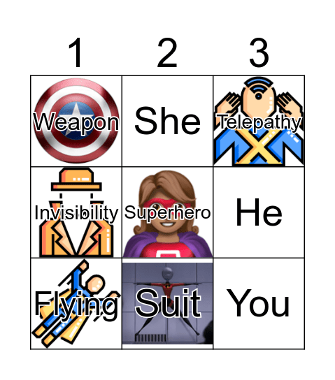 SUPER BINGO Card