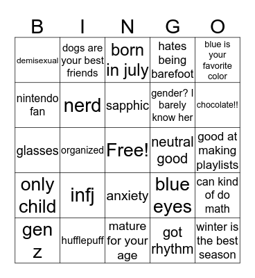 do you kin lexa? Bingo Card