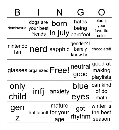 do you kin lexa? Bingo Card