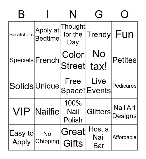 TNT BINGO Card