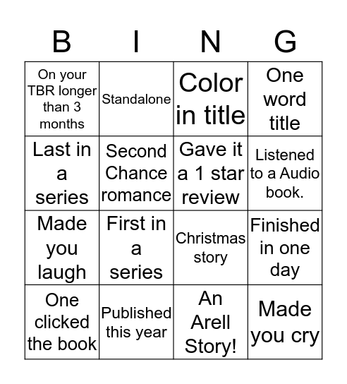 Summer Reading Bingo 2019 Bingo Card