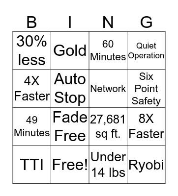 Hoover Commercial MPWR Cordless Bingo Card