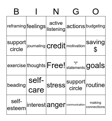 Summer Program Review Bingo Card