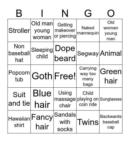 Date night  Bingo Card