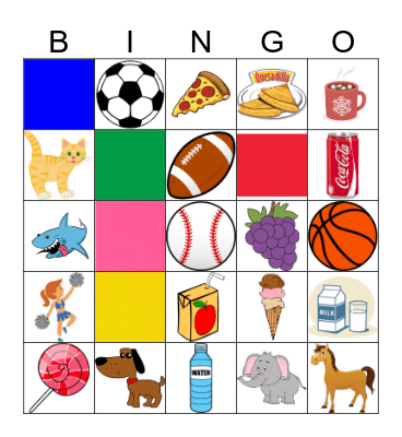 Favorites Bingo Card