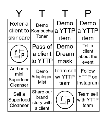 Youth to the People  Bingo Card