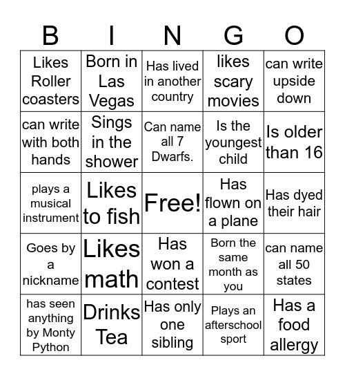 Lawson-Geoscience  Bingo Card