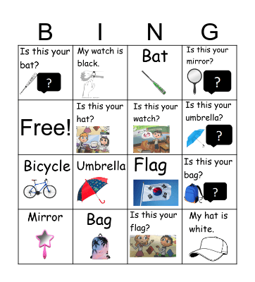 Chapter 7 Is This Your Watch? Bingo Card