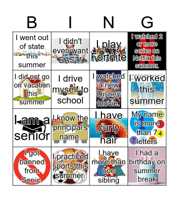 EAST 2019 "GET TO KNOW YOU" Bingo Card