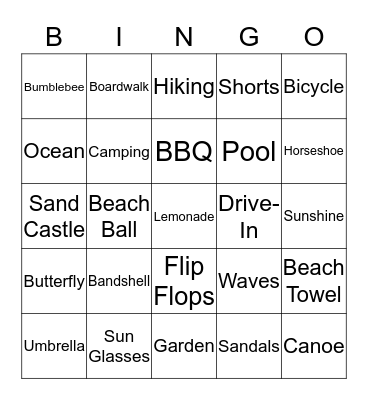 Cassidy's Birthday Bingo! Bingo Card