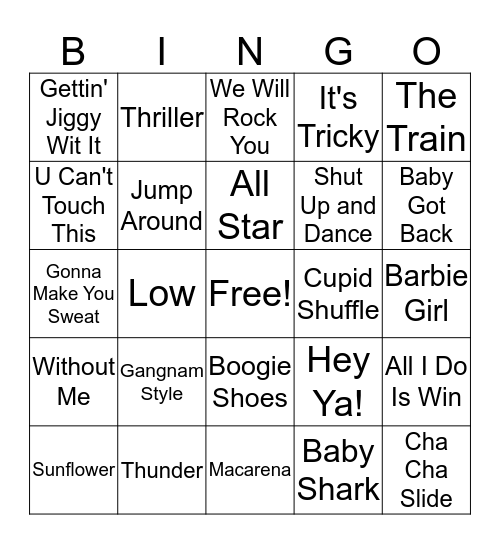 Eagle Rocks 2 Bingo Card