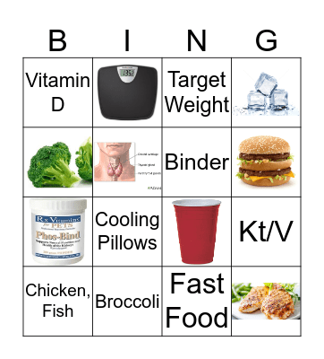 Renal Bingo Card