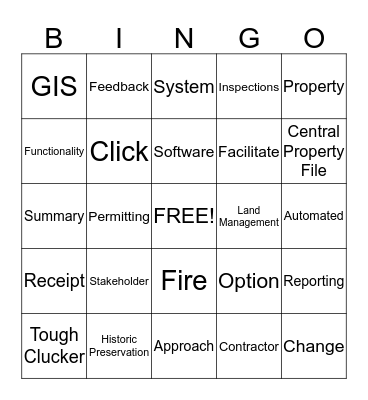 A Cluckin' Bingo Game?! Bingo Card