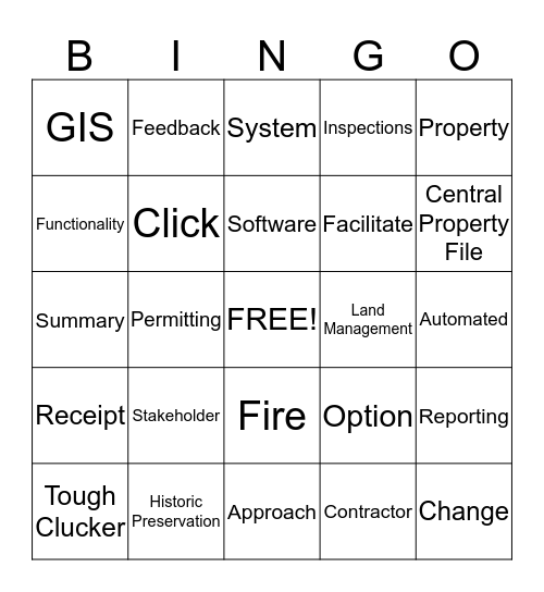 A Cluckin' Bingo Game?! Bingo Card