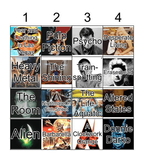 CULT FICTION Bingo Card