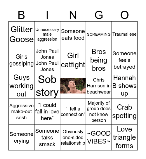 Paradise Bingo Card