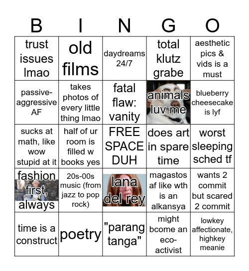 CHA'S BINGO  Bingo Card