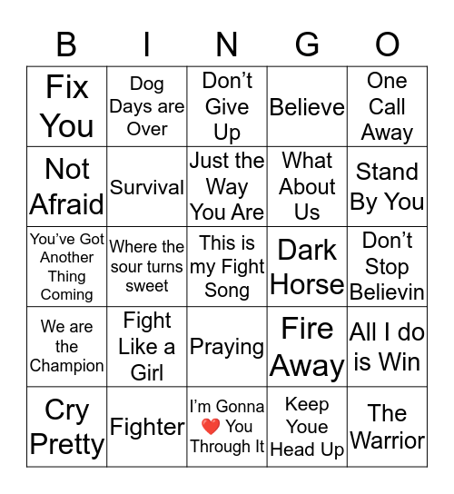 Survivor 2 Bingo Card