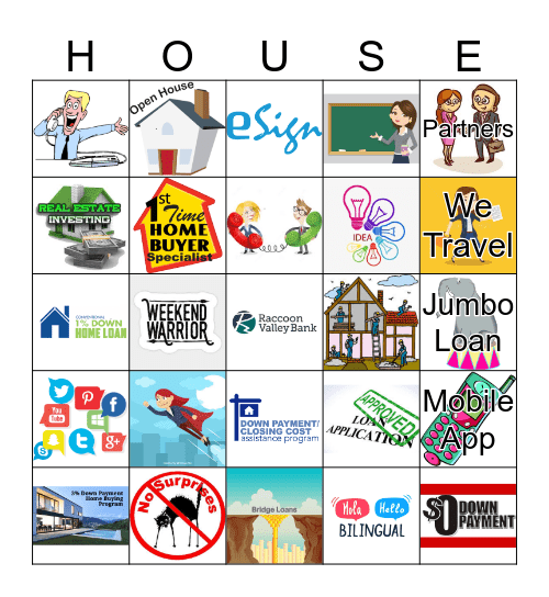 Century 21 Real Estate Group Bingo Card