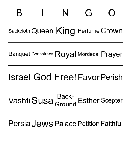 Behind the Scenes Bingo Card