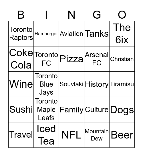 John Bingo Card